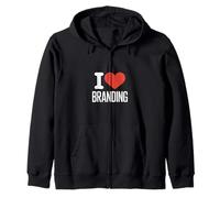 Funny I Love Branding Saying Marketing Humour Sweat à Capuche