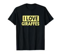 Funny I Love Girafes T-Shirt Graphique avec Valeur