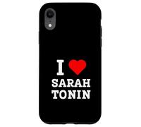 Funny I Love Sarah Tonin Jeu de Mots pour la santé mentale Coque pour iPhone XR