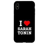 Funny I Love Sarah Tonin Jeu de Mots pour la santé mentale Coque pour iPhone XS Max