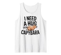 Funny I Need A Hug from a Capybara Débardeur