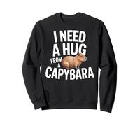 Funny I Need A Hug from a Capybara Sweatshirt