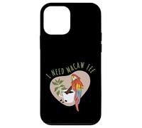 Funny I Need Macaw Fee TEFL Perroquet Amateur de café Propriétaire d'oiseaux Coque pour iPhone 12 Mini