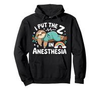 Funny I Put The ZZ in Anesthesia Infirmière anesthésiste Sweat à Capuche