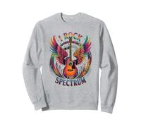 Funny I Rock The Spectrum Autism Dad : Droits éducatifs Uniques Sweatshirt