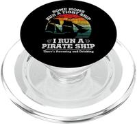 Funny I Run A Pirate Ship Mom - Mom Life Fête des Mères Humour PopSockets PopGrip pour MagSafe
