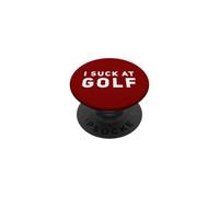 Funny I Suck At Golf Golfing Humour Friend Team Player PopSockets PopGrip Adhésif