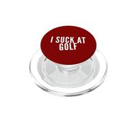 Funny I Suck At Golf Golfing Humour Friend Team Player PopSockets PopGrip pour MagSafe