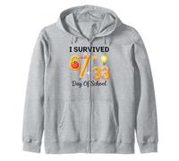 Funny I Survived 100 Days of School Six Seven Sweat à Capuche