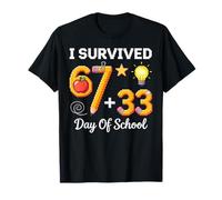 Funny I Survived 100 Days of School Six Seven T-Shirt