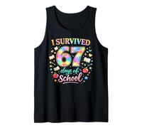 Funny I Survived 67 Days of School Six Seven Débardeur