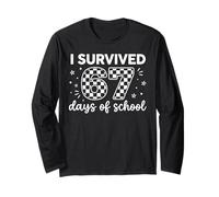 Funny I Survived 67 Days of School Six Seven Manche Longue