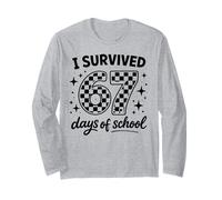 Funny I Survived 67 Days of School Six Seven Manche Longue