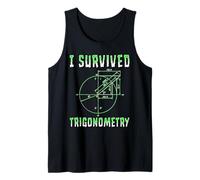 Funny I Survived Trigonométrie Math Class School Débardeur