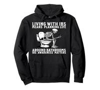 Funny IBS Awareness Irritable Bowel Syndrome Warrior Gifts Sweat à Capuche