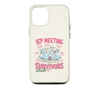 Funny IEP Meeting Survivors Club Teacher Special Education Coque pour iPhone 12/12 Pro