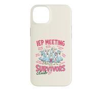 Funny IEP Meeting Survivors Club Teacher Special Education Coque pour iPhone 14 Plus