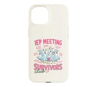 Funny IEP Meeting Survivors Club Teacher Special Education Coque pour iPhone 15