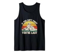 Funny If You Ain't First You're Last Go Kart Racer Art Débardeur