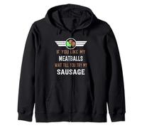 Funny If You Like My Meatballs Wait Till You Try My Saucisse Sweat à Capuche
