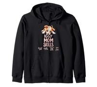 Funny Iggy Mom Dog Italian Greyhound Humour Citation Sweat à Capuche