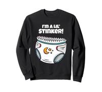 Funny I'm a Lil' Stinker Couche Mignonne pour bébé Enfant Adulte Sweatshirt