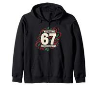 Funny I'm Getting Six Seven 67 for Christmas 6 7 Meme Design Sweat à Capuche