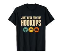 Funny I'm Just Here for The Hookups Camping Joke Classic T-Shirt