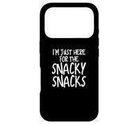Funny I'm Just Here for The Snacky Snacks Gear Coque pour iPhone 17 Pro