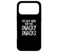 Funny I'm Just Here for The Snacky Snacks Gear Coque pour iPhone 17 Pro Max