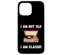 Funny I'm not old I'm classic tourne-disque vinyle Coque pour iPhone 13 Pro Max
