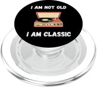 Funny I'm Not Old I'm Classic Tourne-Disque Vinyle PopSockets PopGrip pour MagSafe