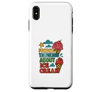 Funny I'm Probably Dreaming of Ice Cream Lover Friandises gourmandises Coque pour iPhone XS Max