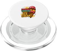 Funny I'm Probably Dreaming of Ice Cream Lover Friandises gourmandises PopSockets PopGrip pour MagSafe