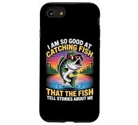 Funny I'm So Good at Fishing, Cool Fisherman catch Fish Coque pour iPhone SE (2020) / 7 / 8