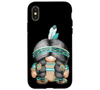 Funny Indian Tribal Graphic Cute Native American GNOME Mom Coque pour iPhone X/XS