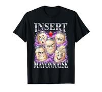 Funny Insert Mayonnaise Lover Humour Meme Jar Faces T-Shirt