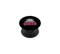 Funny Insurance Queen Saying Crown Sparkle Humour PopSockets PopGrip Adhésif