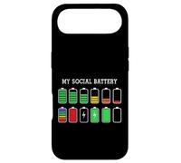 Funny Introvert Humor Energy Level Graphic Anti Social Fun Coque pour iPhone Air