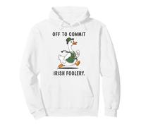 Funny Irish Goose St Patrick Irlande Joke Garçons Filles Sweat à Capuche