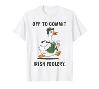 Funny Irish Goose St Patrick Irlande Joke Garçons Filles T-Shirt