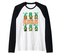 Funny Irish Leprechaun Gnomes for Women and St. Patricks Day Manche Raglan