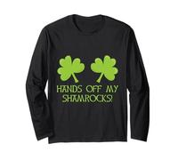 Funny Irish Shamrock Boobs Breasts Boobies | St. Patrick Day Manche Longue