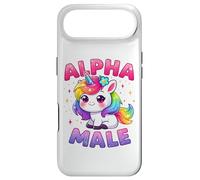 Funny Ironic Alpha Unicorn Sarcastique Girly Sparkle Rainbow Coque pour iPhone Air