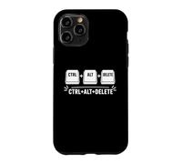 Funny it Programmer Geek Keyboard Humor Ctrl Alt Delete Coque pour iPhone 11 Pro