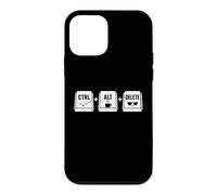 Funny it Programmer Geek Keyboard Humor Ctrl Alt Delete Coque pour iPhone 12 Mini
