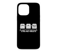 Funny it Programmer Geek Keyboard Humor Ctrl Alt Delete Coque pour iPhone 13 Pro Max