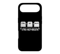 Funny it Programmer Geek Keyboard Humor Ctrl Alt Delete Coque pour iPhone Air