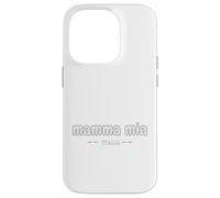 Funny Italia Mamma Mia Drapeau Italien Coque pour iPhone 14 Pro