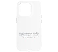 Funny Italia Mamma Mia Drapeau Italien Coque pour iPhone 15 Pro